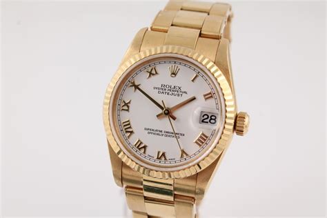 rolex datejust medium gelbgold|Rolex Datejust Gelbgold .